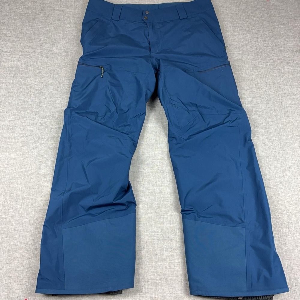 Patagonia H2No Snow Pants Mens XL Blue RECCO Waterproof Ski Powder 31690 FA23